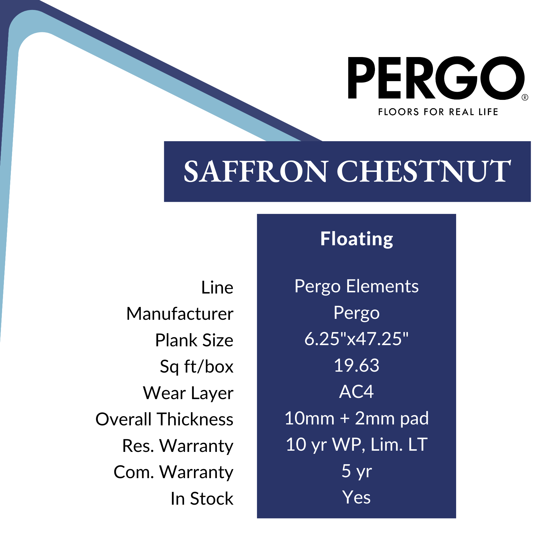 Saffron Chestnut, Pergo Elements, Laminate Flooring, Calhoun's Springfield, IL AC4 Wear Layer